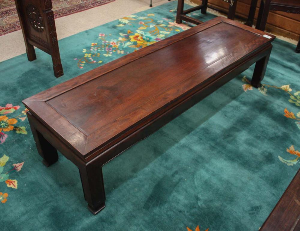 MING STYLE ROSEWOOD COFFEE TABLE,