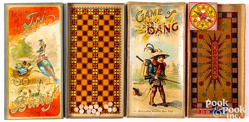 TWO EARLY MCLOUGHLIN BROS GAMES  313eee