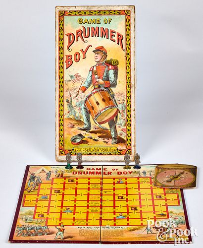 J. H. SINGER GAME OF DRUMMER BOY BOARD