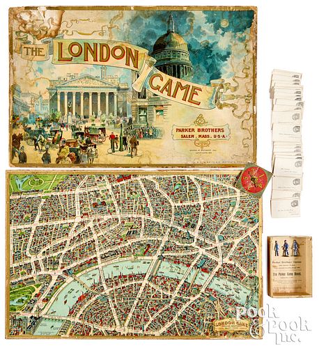 PARKER BROS THE LONDON GAME BOARD 313f1c