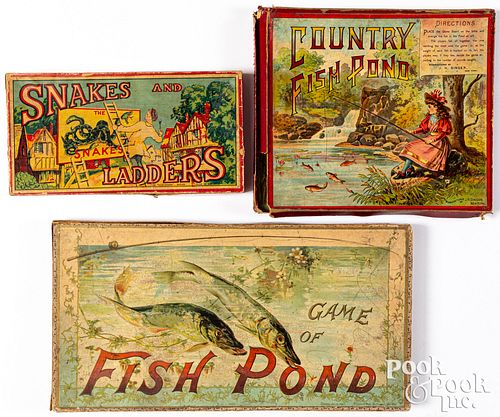 TWO FISH POND BOARD GAMES ETC  313f28