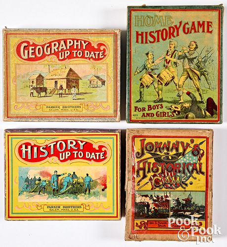 FOUR PARKER BROS. LEARNING GAMES,