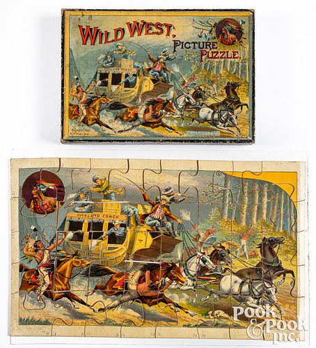 MCLOUGHLIN BROS. WILD WEST PICTURE