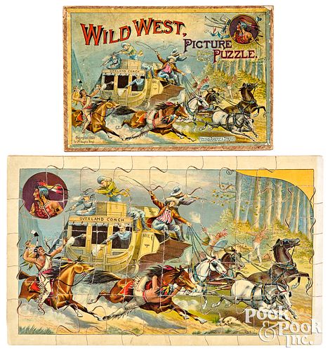 MCLOUGHLIN BROS WILD WEST PICTURE 313f55