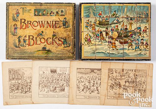 MCLOUGHLIN BROS THE BROWNIE BLOCKSMcLoughlin 313f67