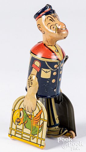 MARX TIN LITHOGRAPHED WIND-UP POPEYEMarx