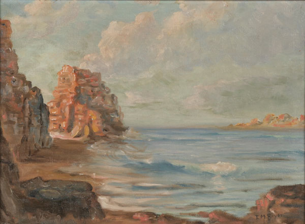 E.M. Boyer Seascape with Rocky