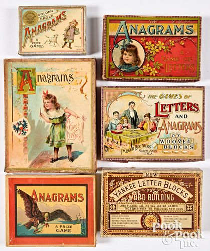 SIX EARLY ANAGRAM AND SPELLING GAMES,