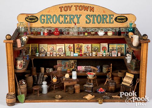PARKER BROS TOY TOWN GROCERY STORE  31401f