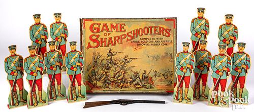 MILTON BRADLEY GAME OF SHARP SHOOTERS  31403d