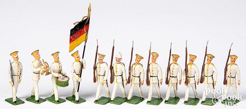 PAINTED DIE CAST MARCHING SOLDIERSPainted 314036