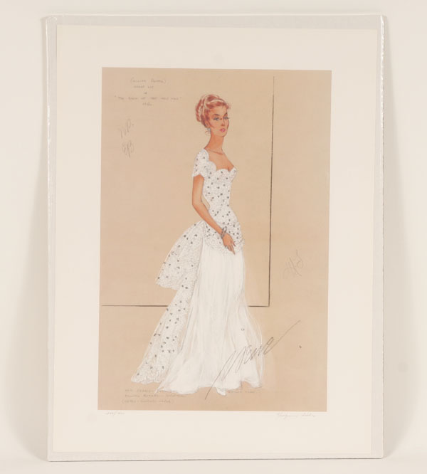 Twelve signed fashion prints from 4ecd4