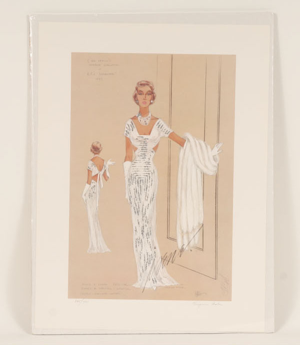 Twelve signed fashion prints from 4ecd5