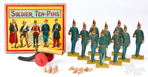 MCLOUGHLIN BROS SOLDIER TEN PINS  314055