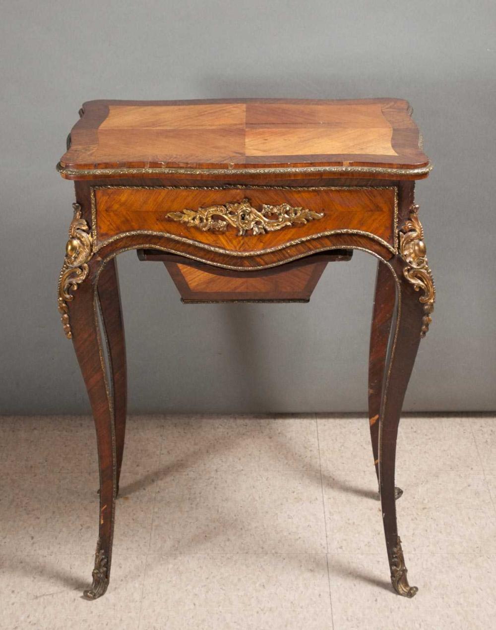 LOUIS XV STYLE ORMOLU MOUNTED ROSEWOOD 314065