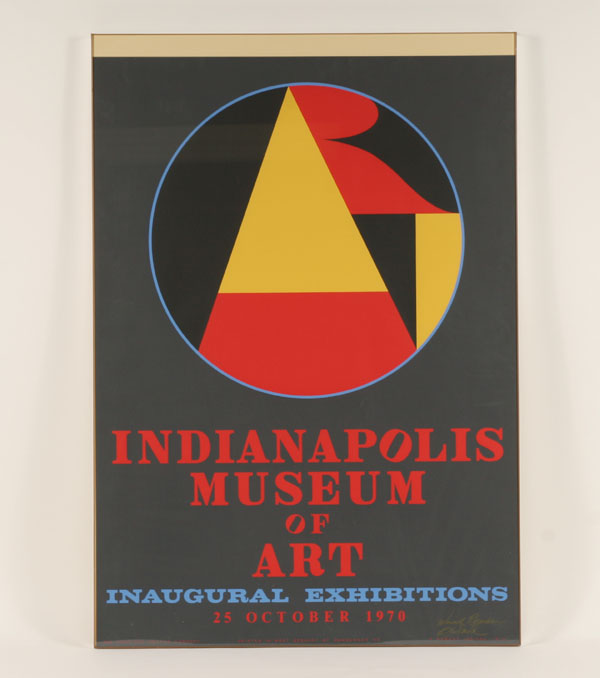 Robert Indiana poster; Indianapolis