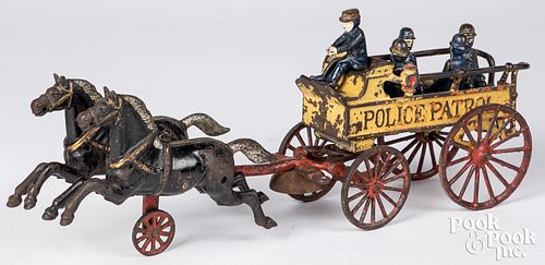 KENTON CAST IRON POLICE PATROL HORSE