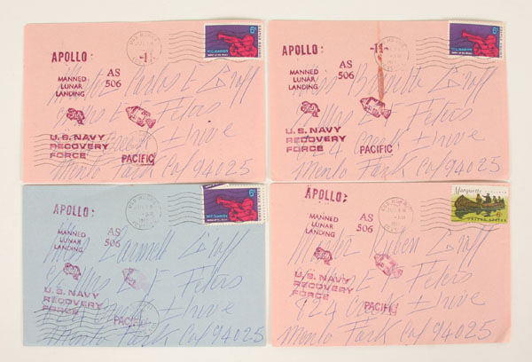 Four Envelopes from Apollo 11 which 4ecdd