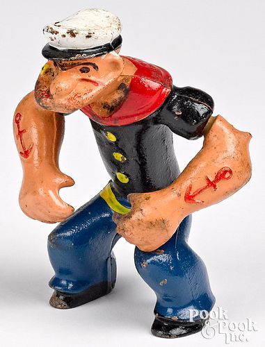 HUBLEY CAST IRON POPEYE FIGUREHubley