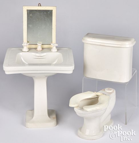 MADDOCK SALESMAN SAMPLE SINK AND TOILETMaddock