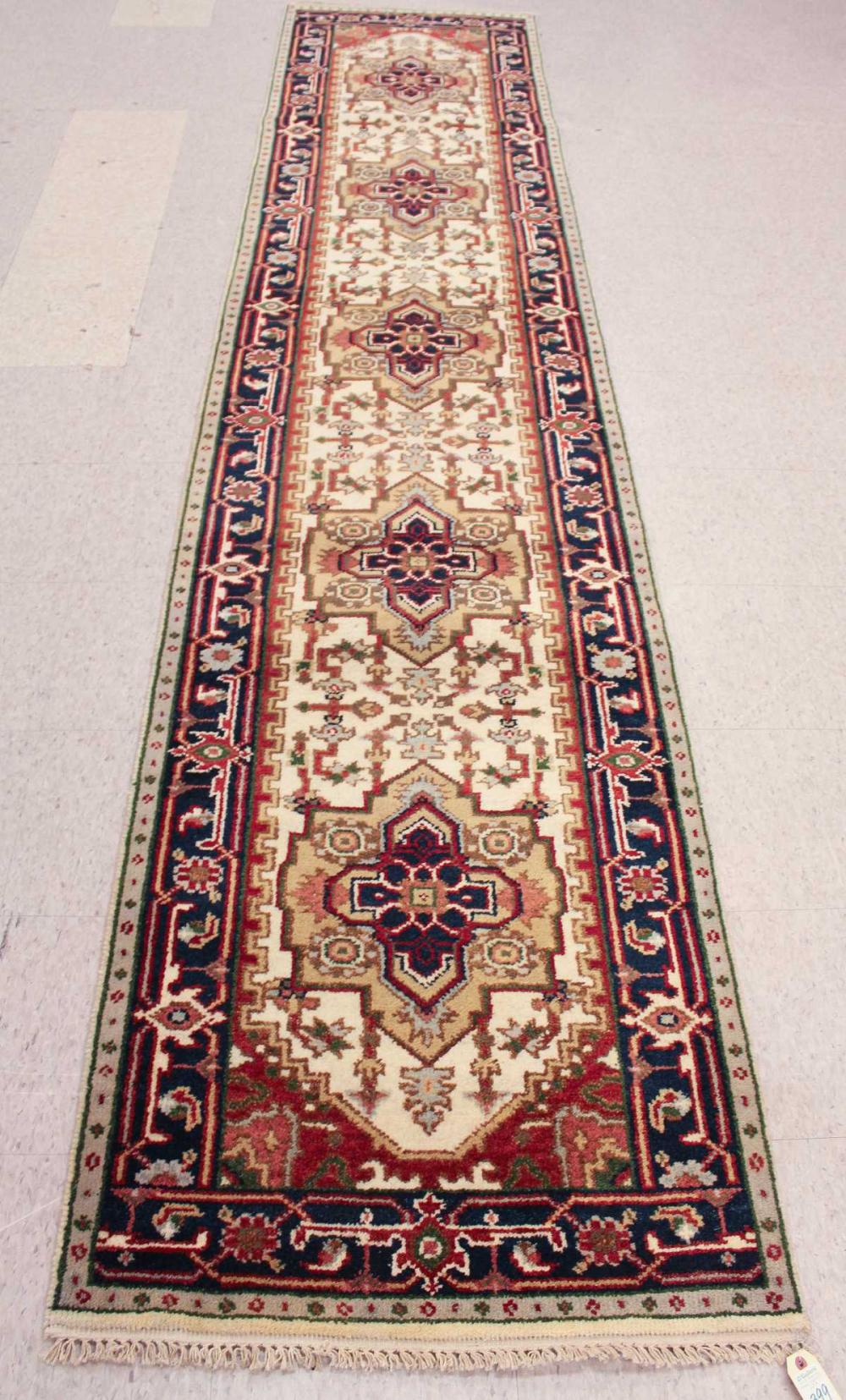 HAND KNOTTED ORIENTAL RUNNER, PERSIAN