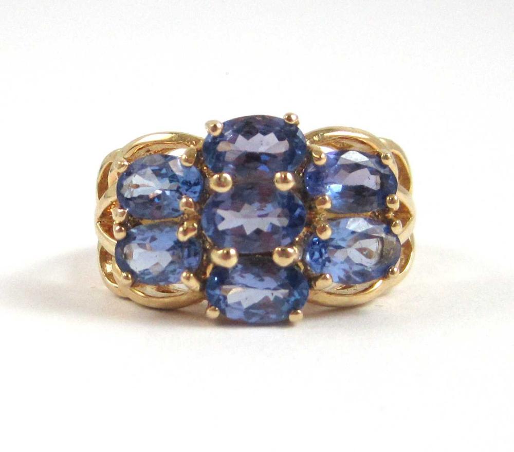 TANZANITE AND FOURTEEN KARAT GOLD 31419f