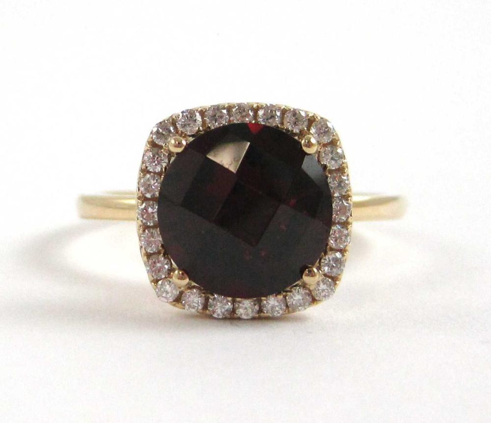 GARNET DIAMOND AND FOURTEEN KARAT 3141b8