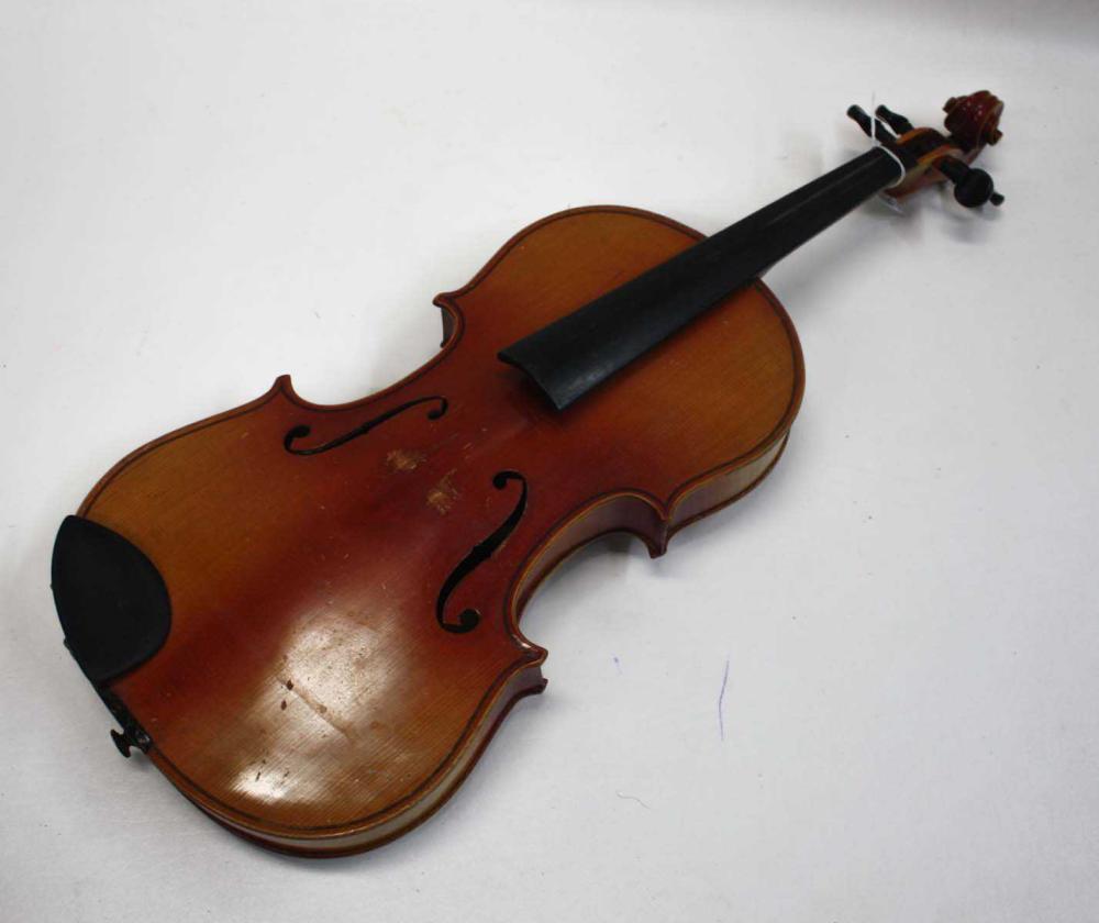 VINTAGE VIOLIN WITH CASE, THE VIOLIN