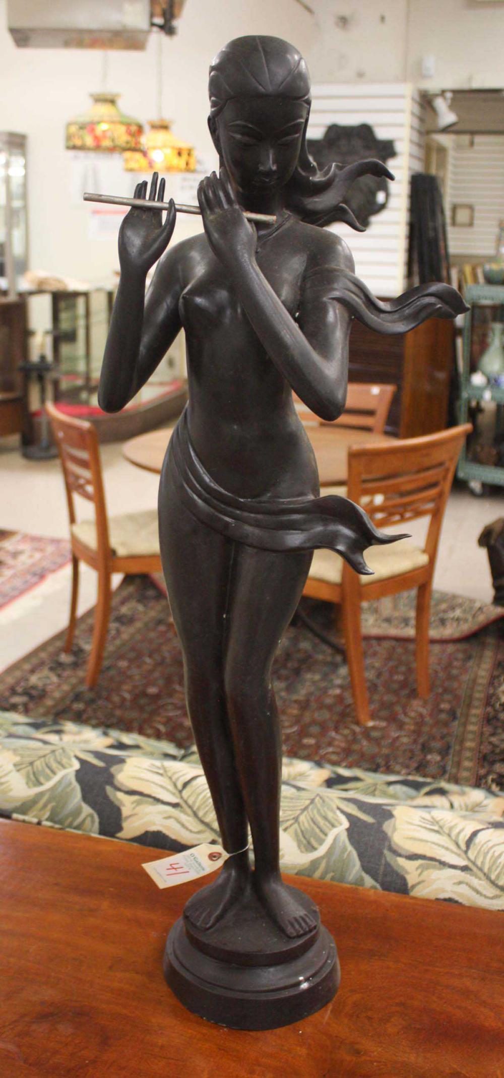 FIGURAL BRONZE SCULPTURE, FEMALE NUDE