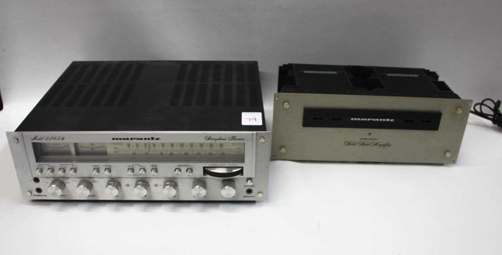 TWO PIECES MARANTZ STEREO EQUIPMENT  314242