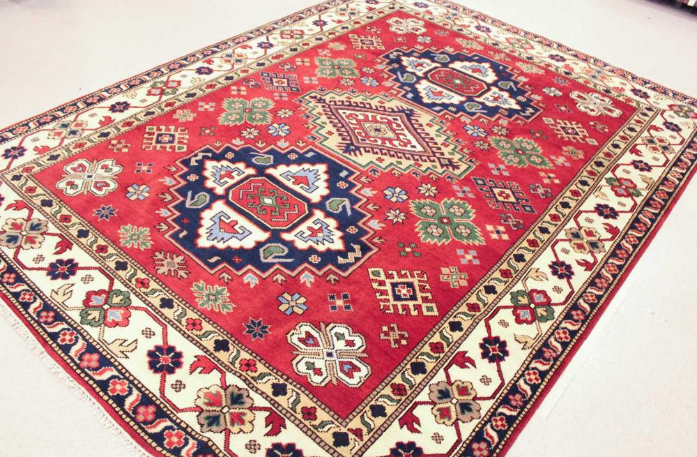 HAND KNOTTED ORIENTAL CARPET INDO CAUCASIAN  31426d