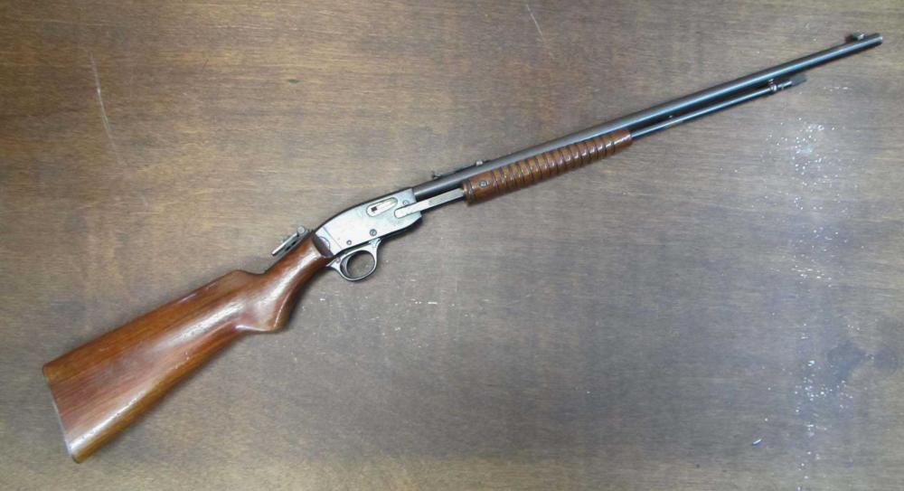 WARDS MODEL 80 SLIDE ACTION RIFLE, 22