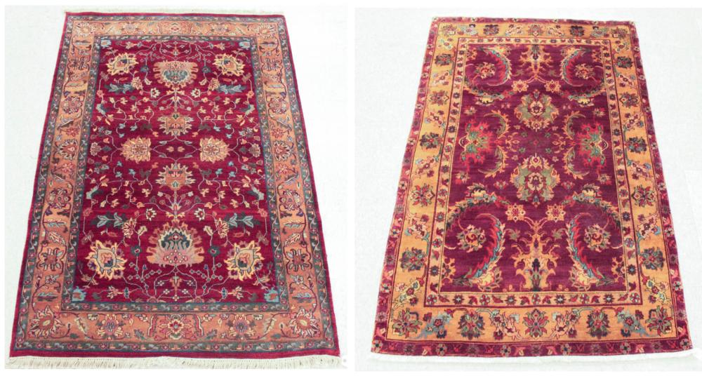 TWO HAND KNOTTED ORIENTAL RUGS  314373