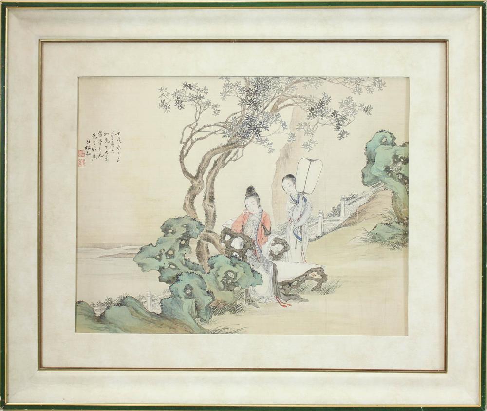 CHINESE PAINTING ON SILK NOBLE 314386