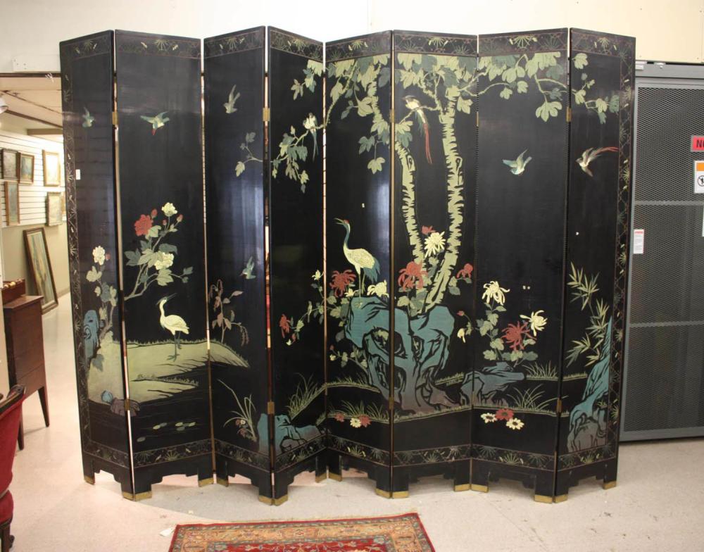 CHINESE EIGHT PANEL COROMANDEL 3143a7