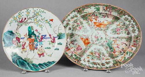 CHINESE EXPORT FAMILLE ROSE PLATE 314422