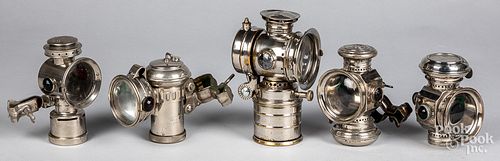 FIVE BICYCLE LAMPS CA 1900Five 314454