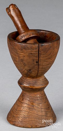 MORTAR AND PESTLE EARLY 19TH C Mortar 31445a