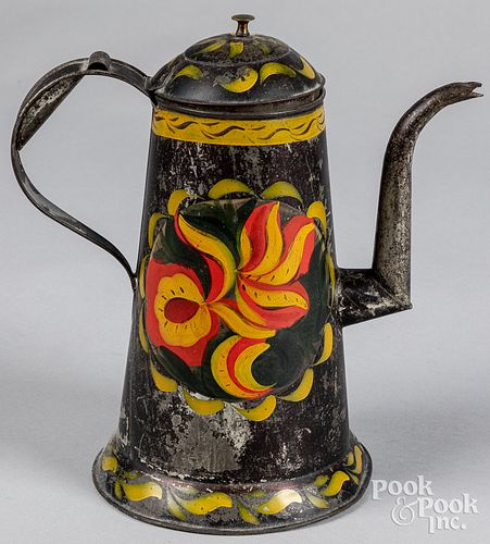 PENNSYLVANIA TOLEWARE COFFEE POT,