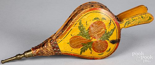 PAINTED BELLOWS, 19TH C.Painted