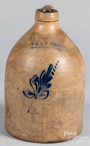 VERMONT STONEWARE JUG, 19TH C.Vermont