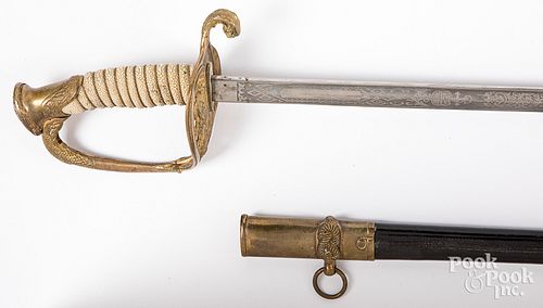 BOSTON REGALIA CO. USN SWORD AND