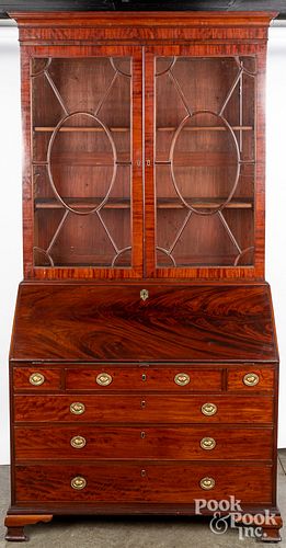 GEORGE III MAHOGANY SECRETARY DESK 31452e