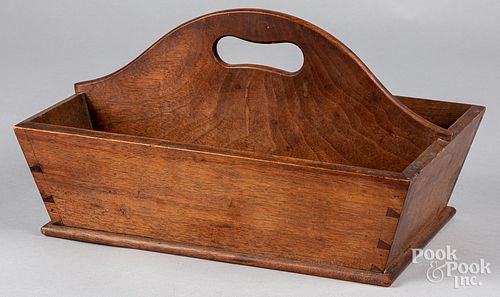 PENNSYLVANIA WALNUT UTENSIL BOX,