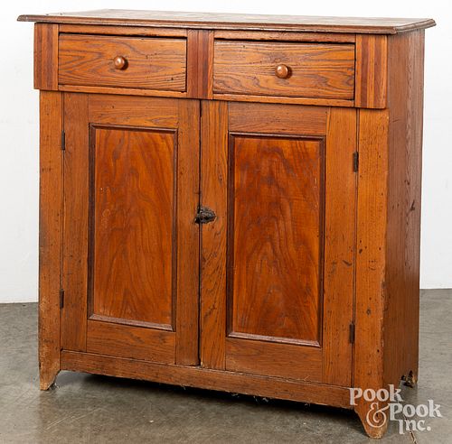 PENNSYLVANIA PINE JELLY CUPBOARD,