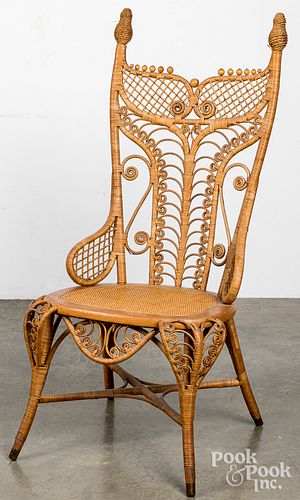 WHITNEY REED CHAIR CO. VICTORIAN