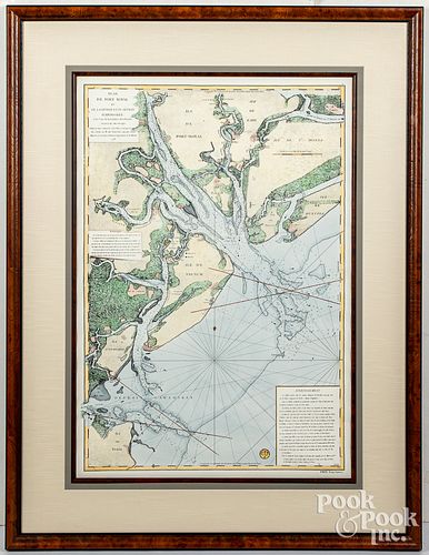 CONTEMPORARY NAUTICAL MAPContemporary 314619