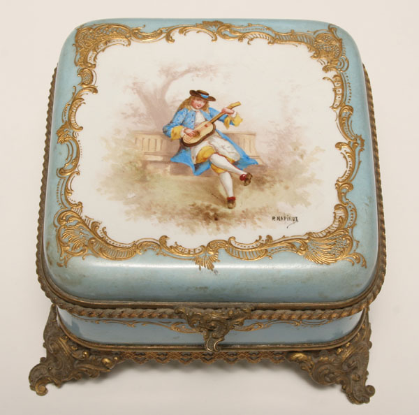 French hand painted and gilt porcelain 4ed6a