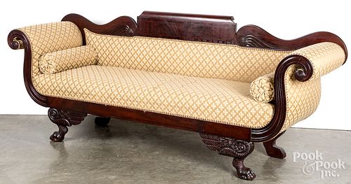 CLASSICAL CARVED MAHOGANY SOFA  314626