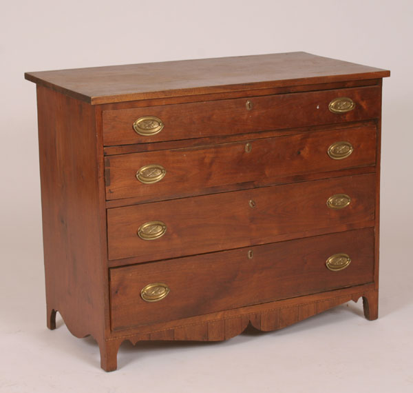 Antique American four drawer chest;